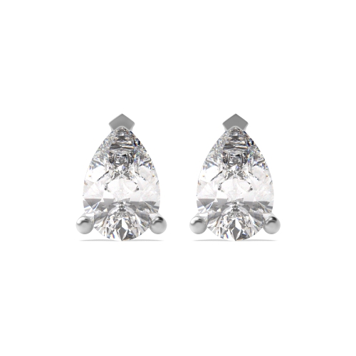 Prong Pear SolitairePhase Stud Earrings