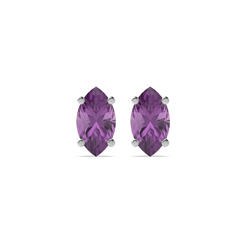 3 Prong Marquise OrbitalThree Stud Earrings