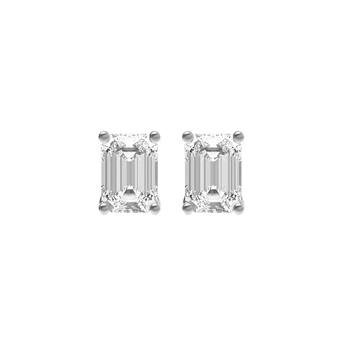 4 Prong Classic Diamond Earrings