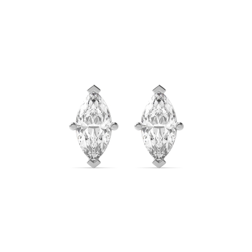 4 Prong Marquise SevenMarquise Stud Earrings
