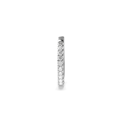 4 Prong Round Petit classic Single Diamond Earring