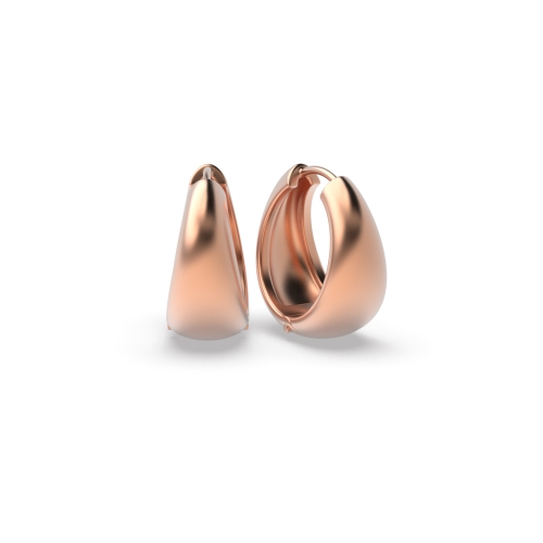 Rose Gold Elegant Diamond Earrings