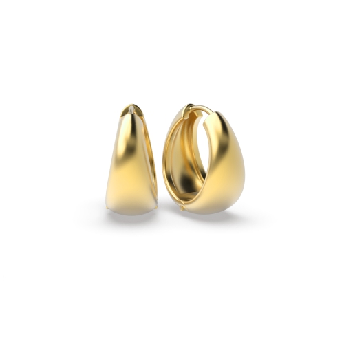 Yellow Gold Elegant Diamond Earrings