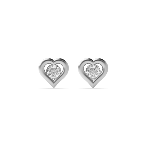 Channel Setting Round Vital Spark Designer Earrings