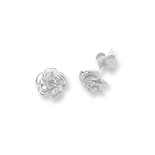 White Gold Delicate Diamond Earrings