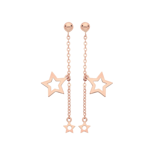 Rose Gold Timelessbind Diamond Earrings