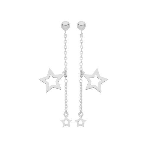 White Gold Timelessbind Diamond Earrings