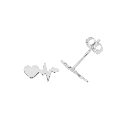 White Gold Hugs xoxo Diamond Earrings