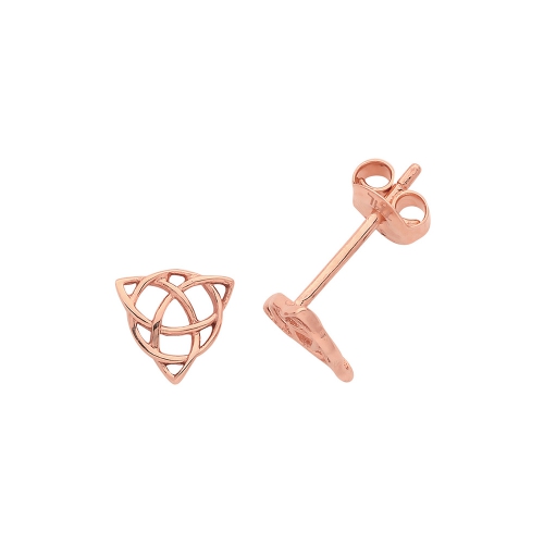 Rose Gold Duck Diamond Earrings
