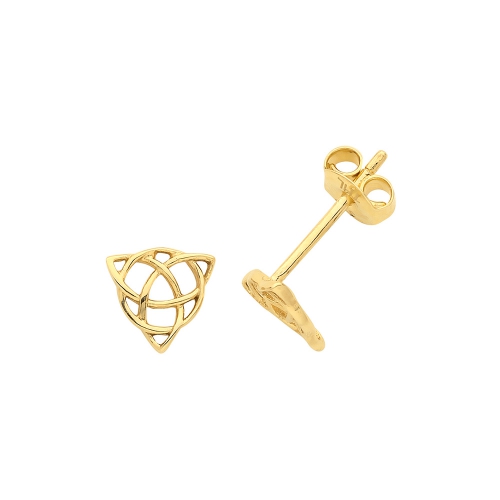Yellow Gold Duck Diamond Earrings