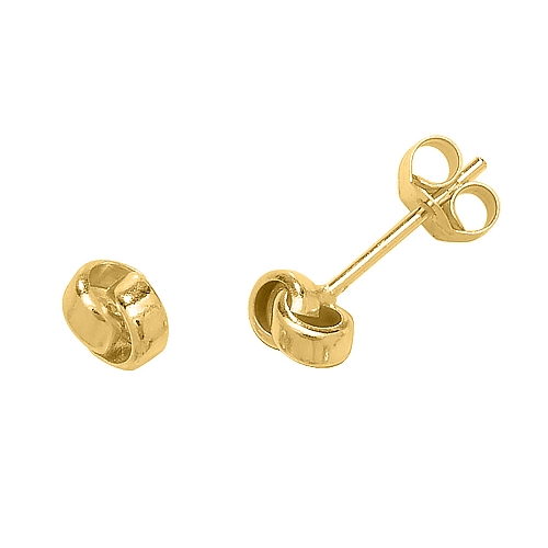 Yellow Gold Two tone Diamond Earrings