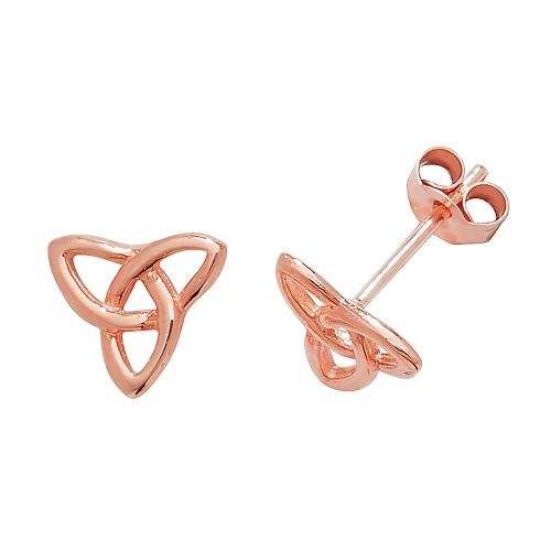 Rose Gold Diamond Earrings