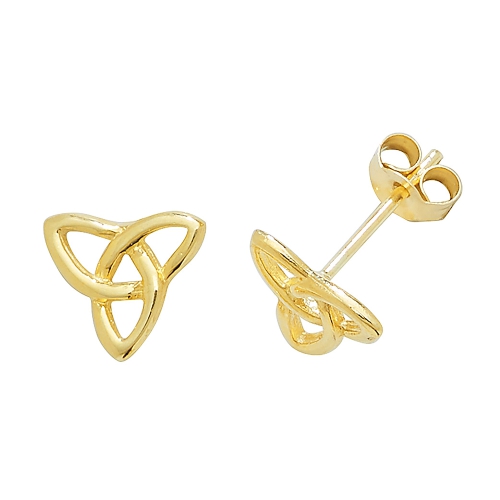 Yellow Gold Diamond Earrings