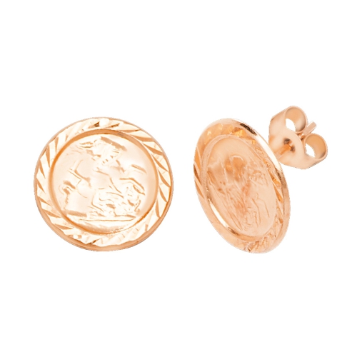 Rose Gold Vintage sarah coventry Diamond Earrings
