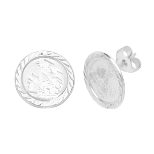 White Gold Vintage sarah coventry Diamond Earrings