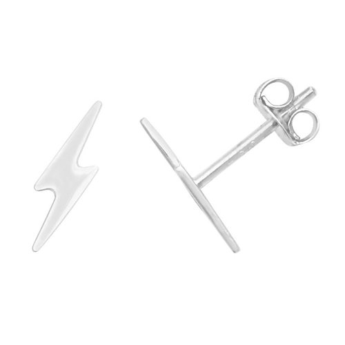 White Gold Lightning flash Diamond Earrings
