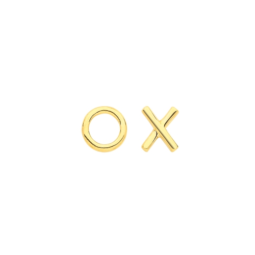 Yellow Gold Athletic spirit Diamond Earrings