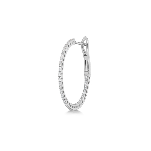 4 Prong Round Radiance Lab Grown Diamond Earrings