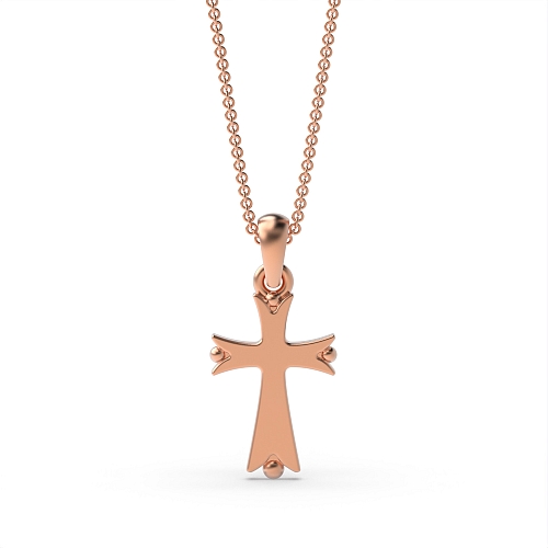 Rose Gold Byzantine Pendant Necklaces