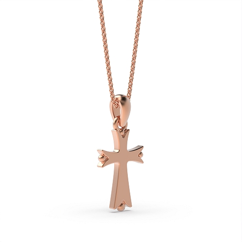 Rose Gold Byzantine Pendant Necklaces