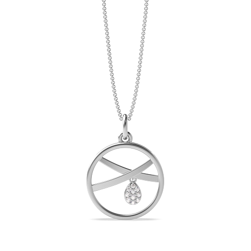 4 Prong Round Nexus Designer Pendant Necklaces