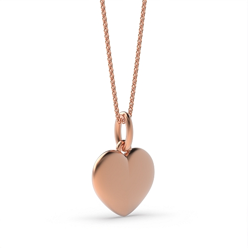 Rose Gold Personalize Pendant Necklaces