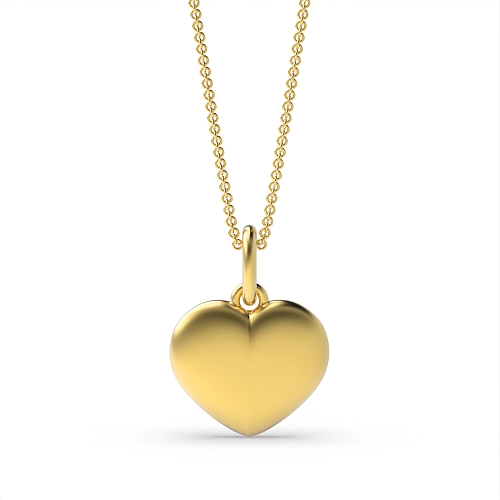 Yellow Gold Personalize Pendant Necklaces
