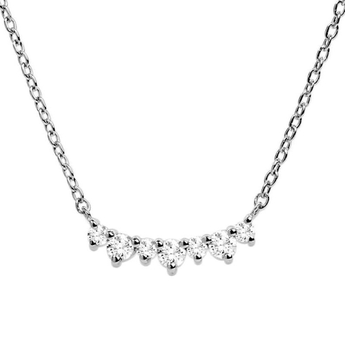 0.15Ct Lab Grown Diamond Necklace Pendant for Women