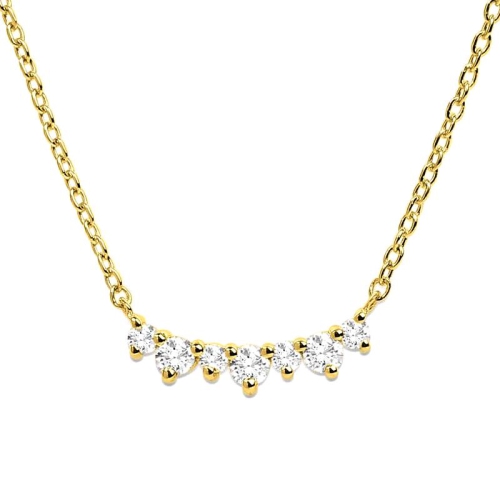 0.15Ct Diamond Necklace Pendant for Women
