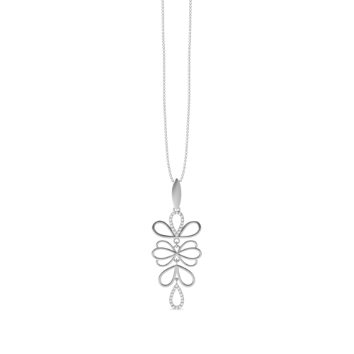 4 Prong Round Moreish Lab Grown Diamond Pendant Necklaces