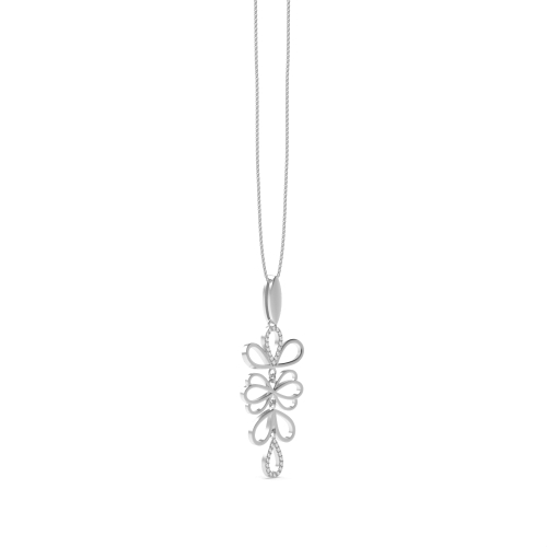 4 Prong Round Moreish Lab Grown Diamond Pendant Necklaces