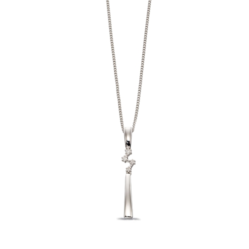 4 Prong Round Star constellation Lab Grown Diamond Pendant Necklaces