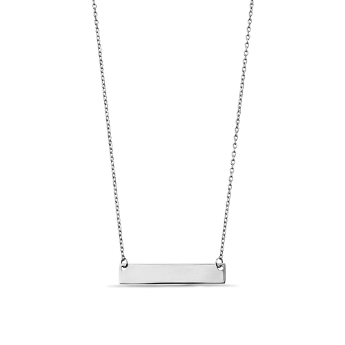 Plate Personalise Pendant Necklace