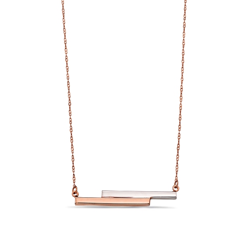 Rose Gold Personalise Pendant Necklace