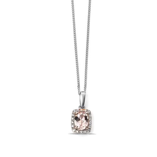 1.5 carat  4 Prong Oval Lustre Lab Grown Diamond Pendant Necklaces