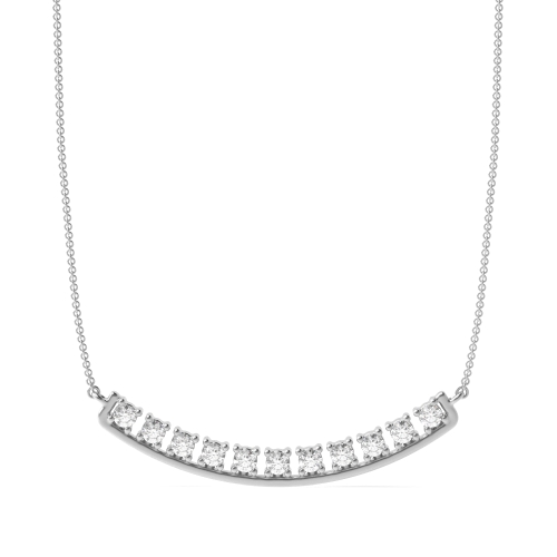 4 Prong Round Sphere Pendant Necklaces