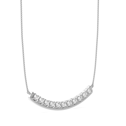 4 Prong Round Sphere Pendant Necklaces