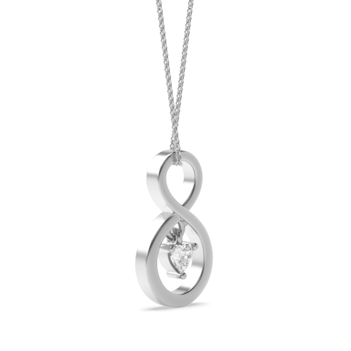 Prong Heart Corejewel Pendant Necklaces