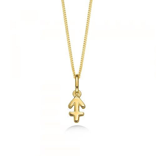 Yellow Gold Personalise Pendant Necklace