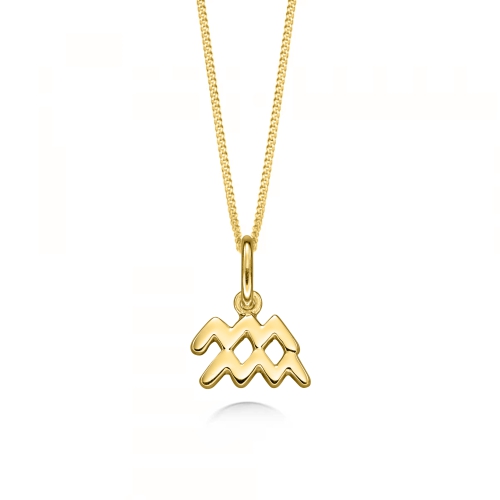 Yellow Gold Personalise Pendant Necklace