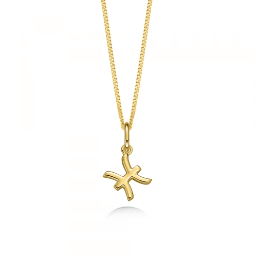 Yellow Gold Personalise Pendant Necklace