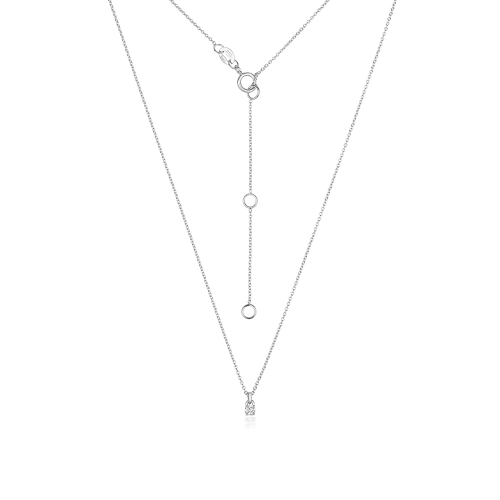 1.5 carat  4 Prong Round Opus seal Solitaire Pendant Necklaces