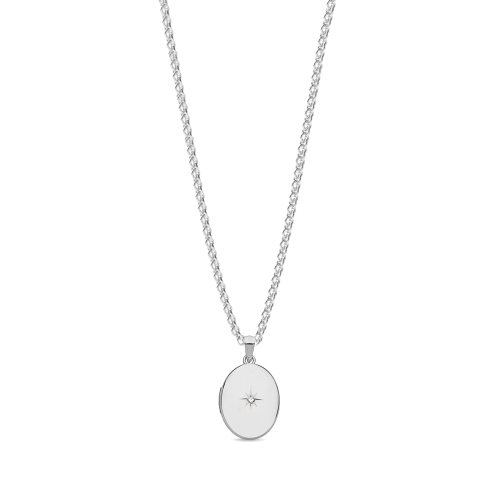 4 Prong Round Heritage medallion Pendant Necklaces