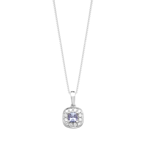 4 Prong Cushion Gemstone Diamond Jewellery