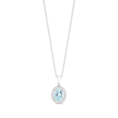 4 Prong Oval Gemstone Diamond Jewellery