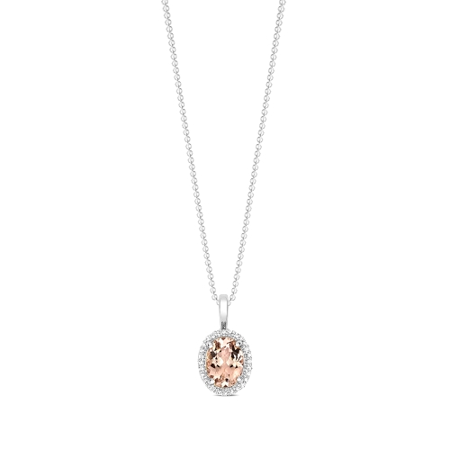 4 Prong Oval Glow Nectar Pendant Necklaces
