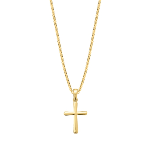 Buy Plain Metal Cross Pendant Necklace - Abelini Uk - Abelini