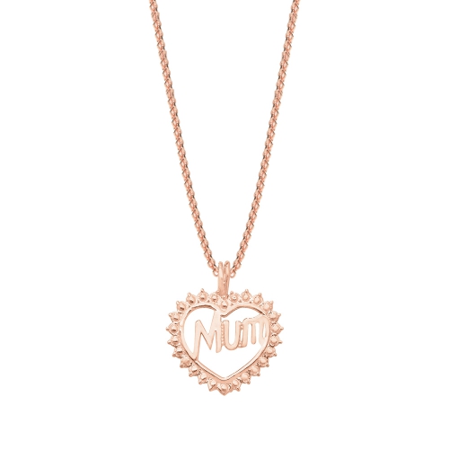 Rose Gold St. Relic Personalise Pendant Necklace