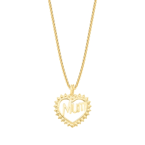 Yellow Gold St. relic Pendant Necklaces