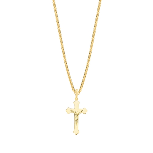 Buy Plain Metal Cross Pendant Necklace - London - Abelini
